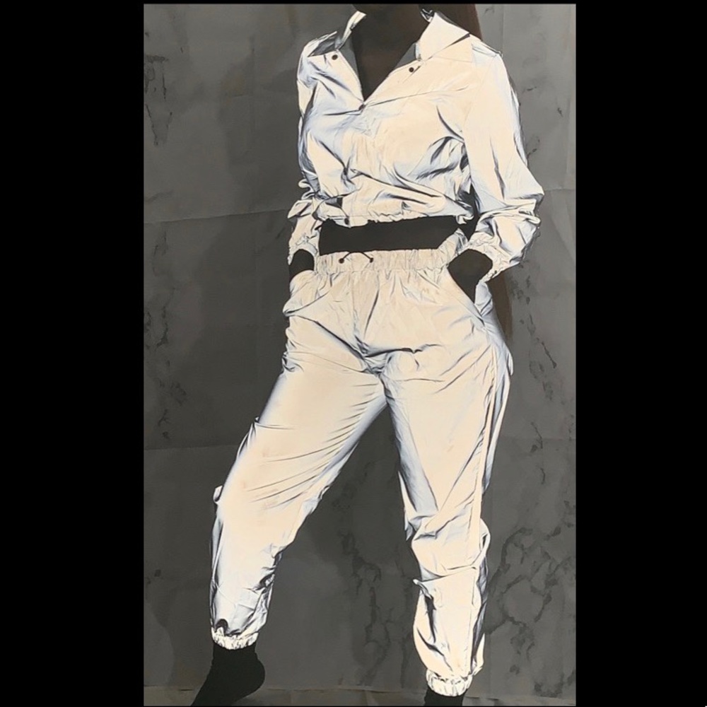 Two piece Reflective Set Jacket & Pants - Picture 5 of 8